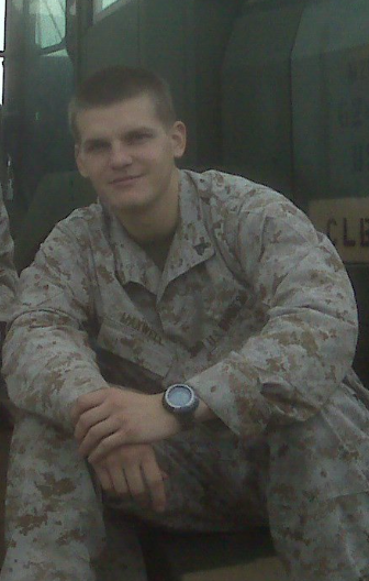 Ryan in Marine Corps uniform